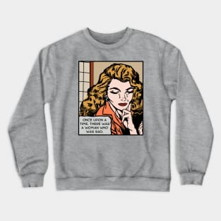 Comic Woman Was Sad Crewneck Sweatshirt